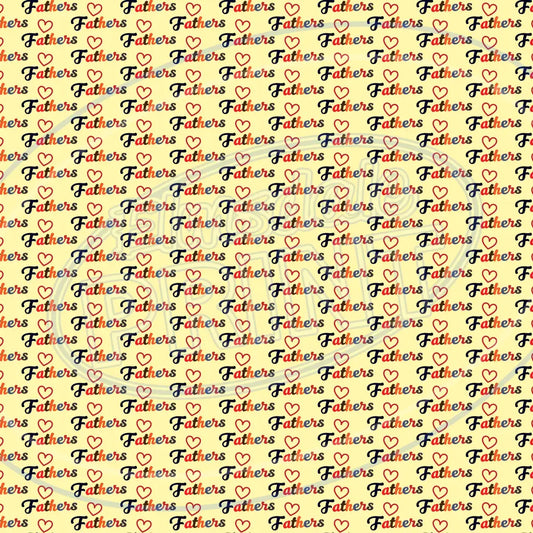 Happy Fathers Day 008 Printed Pattern Vinyl