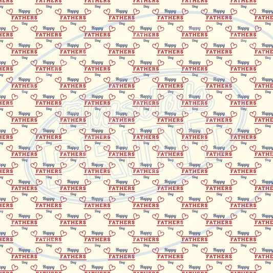 Happy Fathers Day 009 Printed Pattern Vinyl