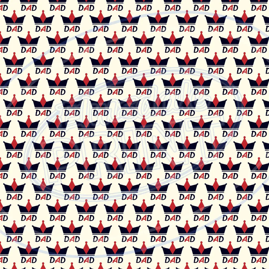 Happy Fathers Day 010 Printed Pattern Vinyl