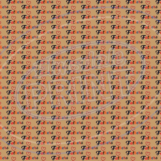 Happy Fathers Day 013 Printed Pattern Vinyl