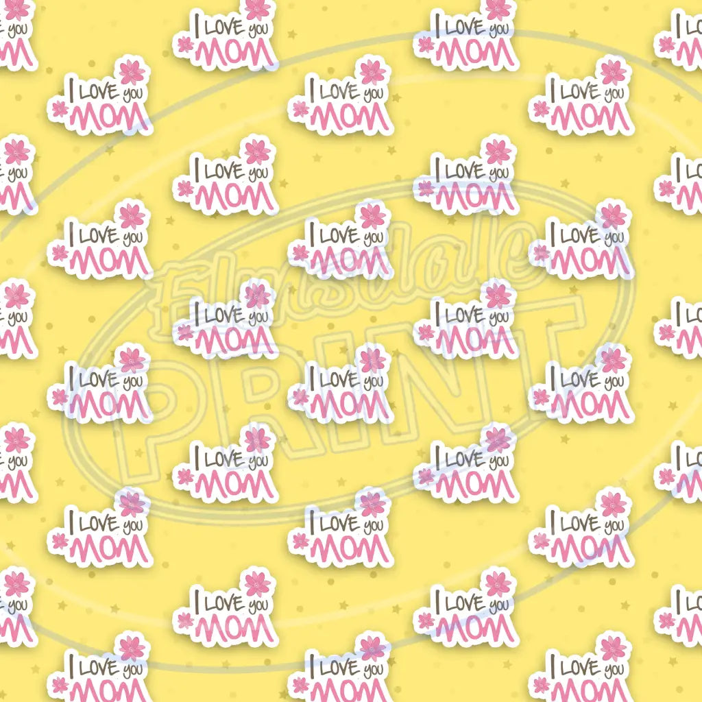 Happy Mothers Day 001 Printed Pattern Vinyl