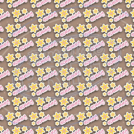 Happy Mothers Day 005 Printed Pattern Vinyl
