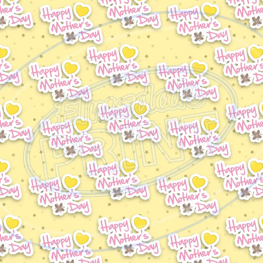 Happy Mothers Day 014 Printed Pattern Vinyl