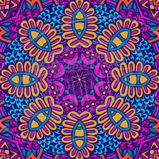 Hippie Gypsy 007 Printed Pattern Vinyl