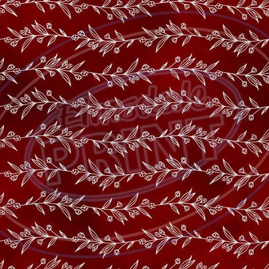 Holiday Floral 001 Printed Pattern Vinyl