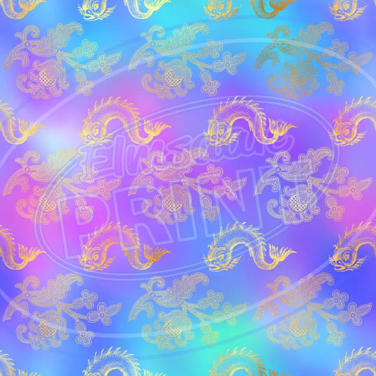 Neon Fantasy 001 Printed Pattern Vinyl