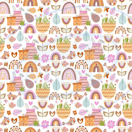 Hoppy Easter 001 Printed Pattern Vinyl
