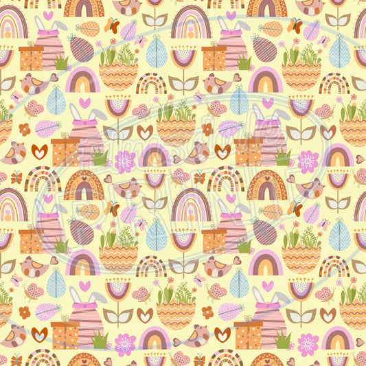 Hoppy Easter 002 Printed Pattern Vinyl