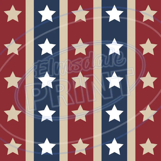 July 4Th Retro 005 Printed Pattern Vinyl