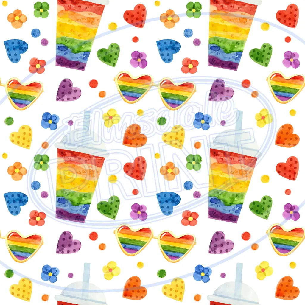 Light Rainbow 003 Printed Pattern Vinyl