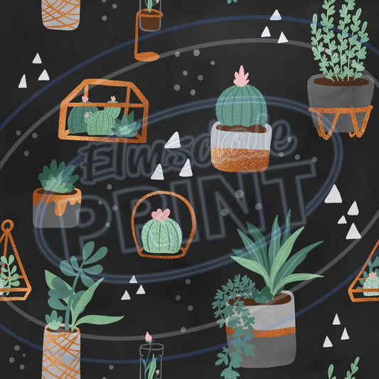 Little Succulent 001 Printed Pattern Vinyl