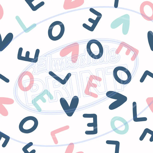 Love Cats 007 Printed Pattern Vinyl