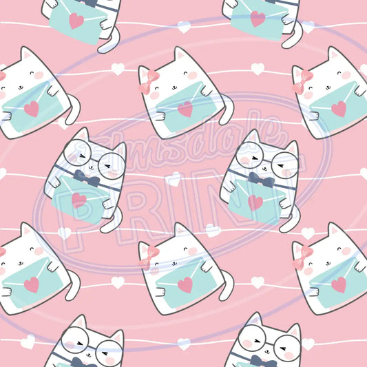 Love Cats 014 Printed Pattern Vinyl