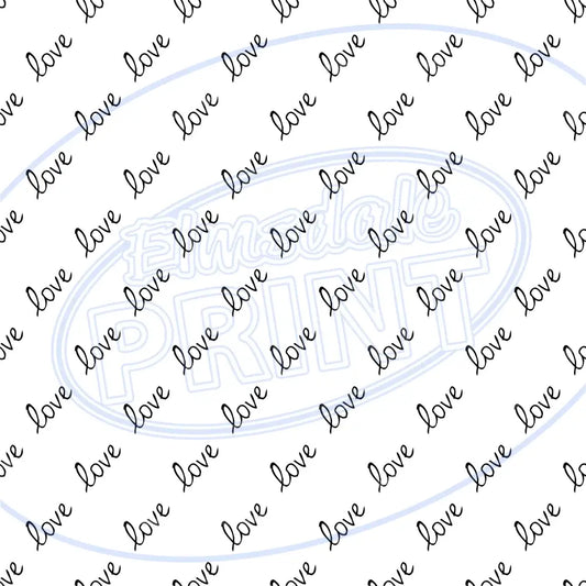 Love Connection 007 Printed Pattern Vinyl