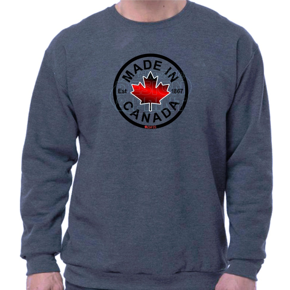 Made in Canada: Sweatshirts - Heather Navy / S
