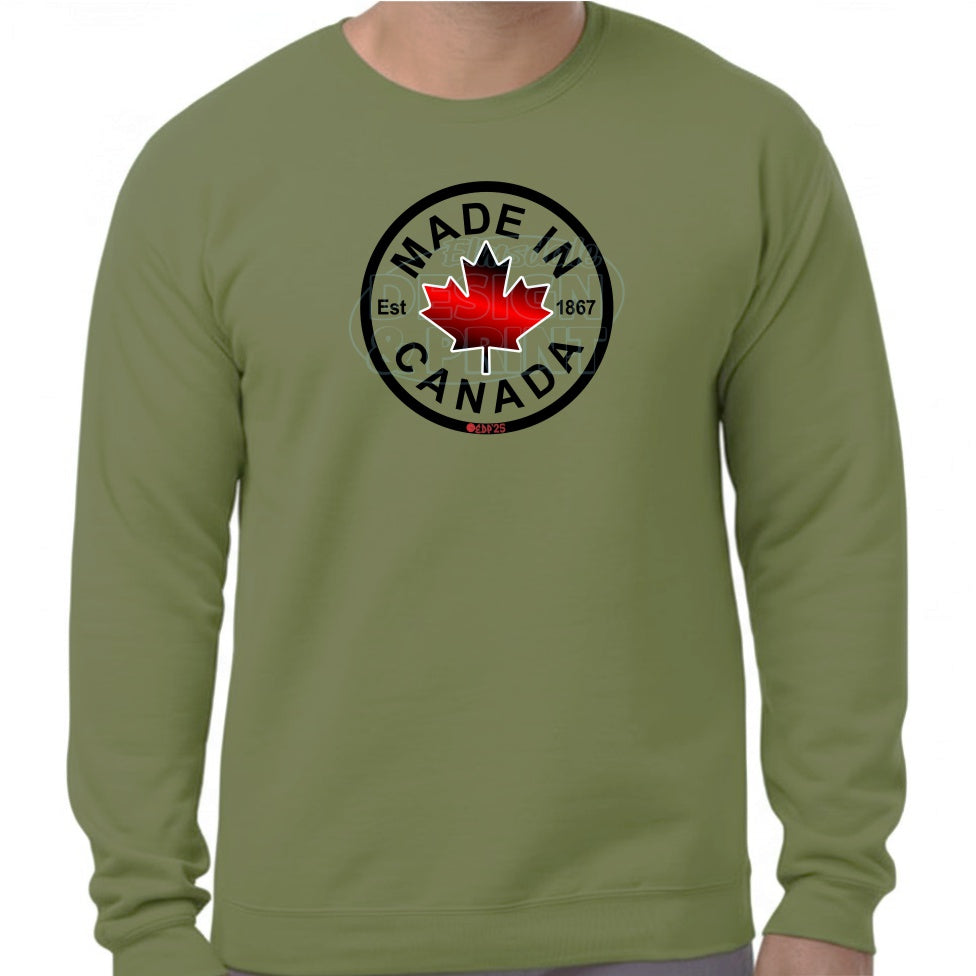 Made in Canada: Sweatshirts - Military Green / S
