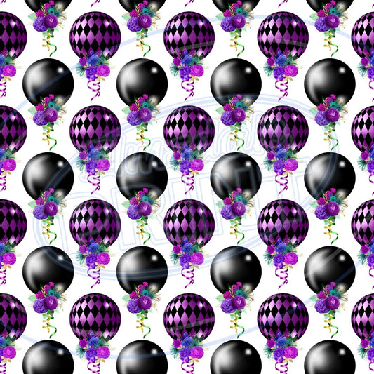 Mardi Gras Bling 006 Printed Pattern Vinyl