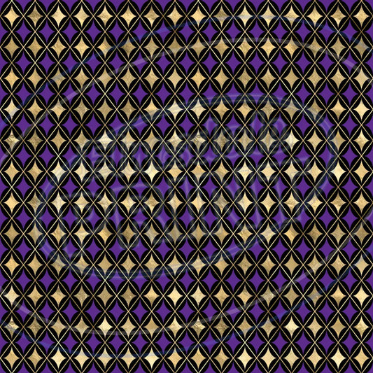 Mardi Gras Bling 011 Printed Pattern Vinyl