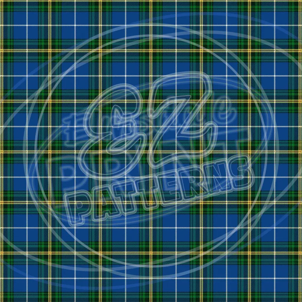 Maritime Tartan NS 001 - Printed Pattern Vinyl
