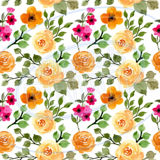 Meadow Bloom 001 Printed Pattern Vinyl