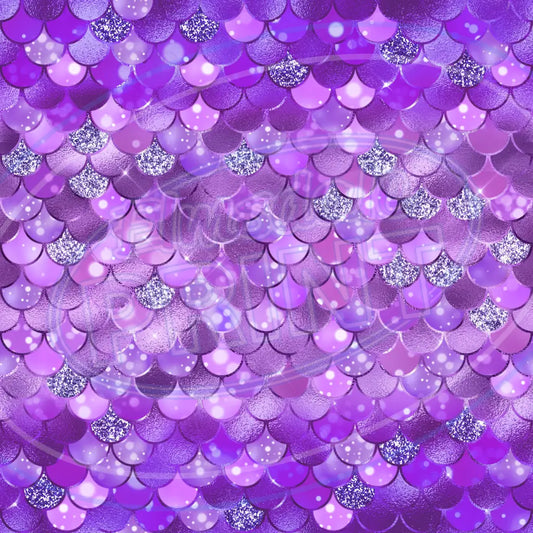 Mermaid Glitter 001 Printed Pattern Vinyl