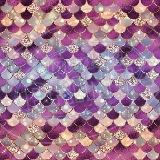 Mermaid Glitter 008 Printed Pattern Vinyl