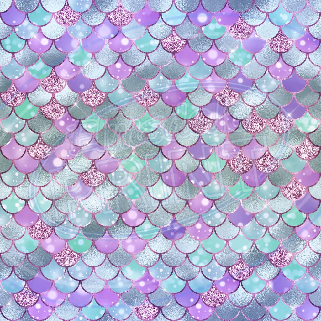 Mermaid Glitter 010 Printed Pattern Vinyl