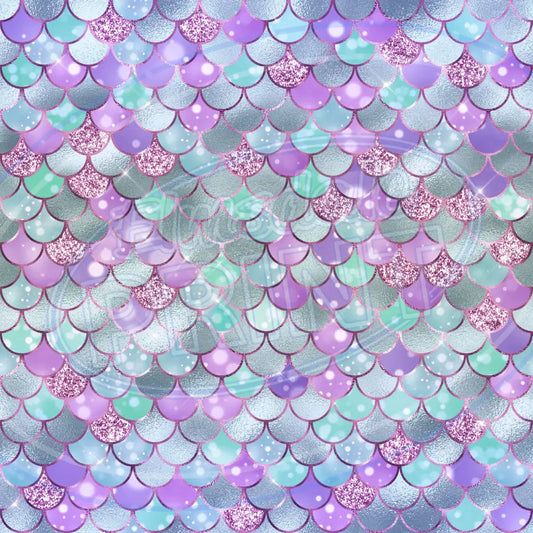 Mermaid Glitter 010 Printed Pattern Vinyl