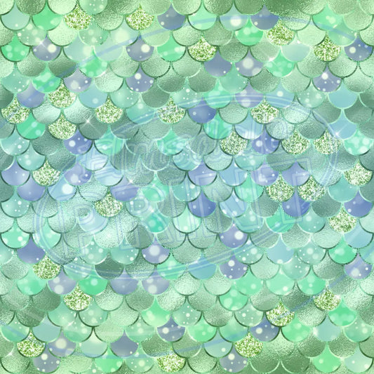 Mermaid Glitter 012 Printed Pattern Vinyl