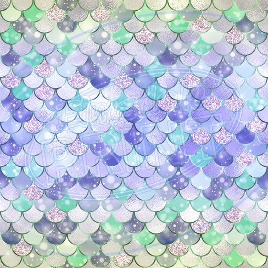 Mermaid Glitter 013 Printed Pattern Vinyl