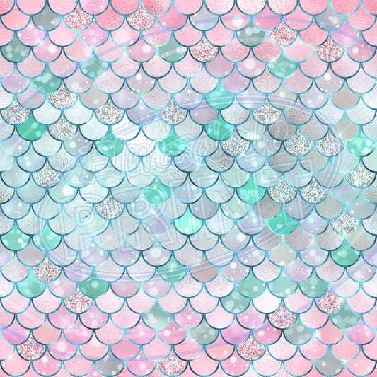 Mermaid Glitter 015 Printed Pattern Vinyl