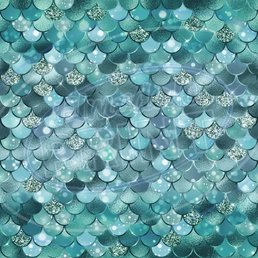 Mermaid Glitter 017 Printed Pattern Vinyl