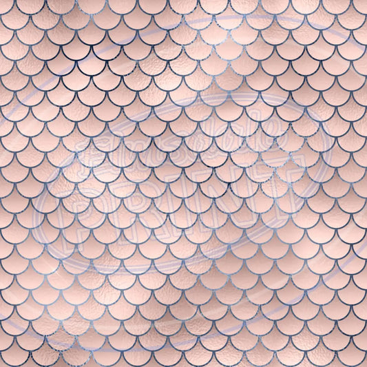 Mermaid Scales 001 Printed Pattern Vinyl