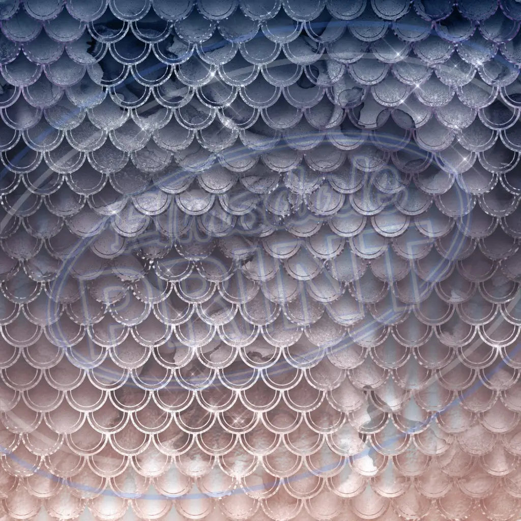 Mermaid Scales 002 Printed Pattern Vinyl