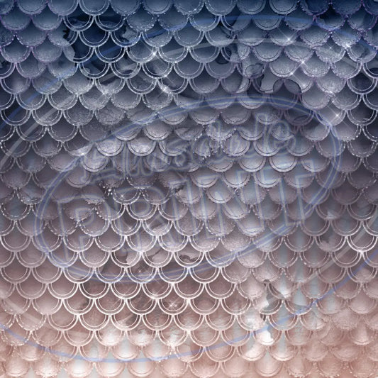 Mermaid Scales 002 Printed Pattern Vinyl