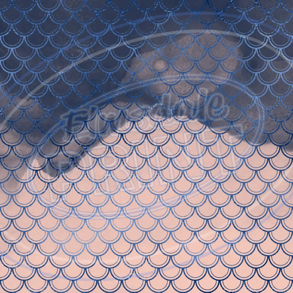 Mermaid Scales 007 Printed Pattern Vinyl