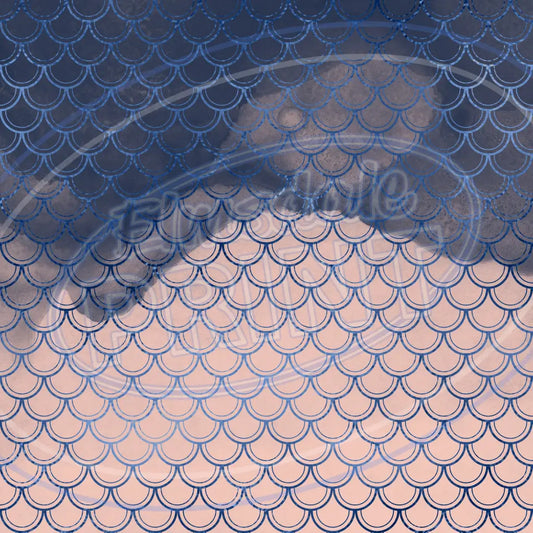 Mermaid Scales 007 Printed Pattern Vinyl