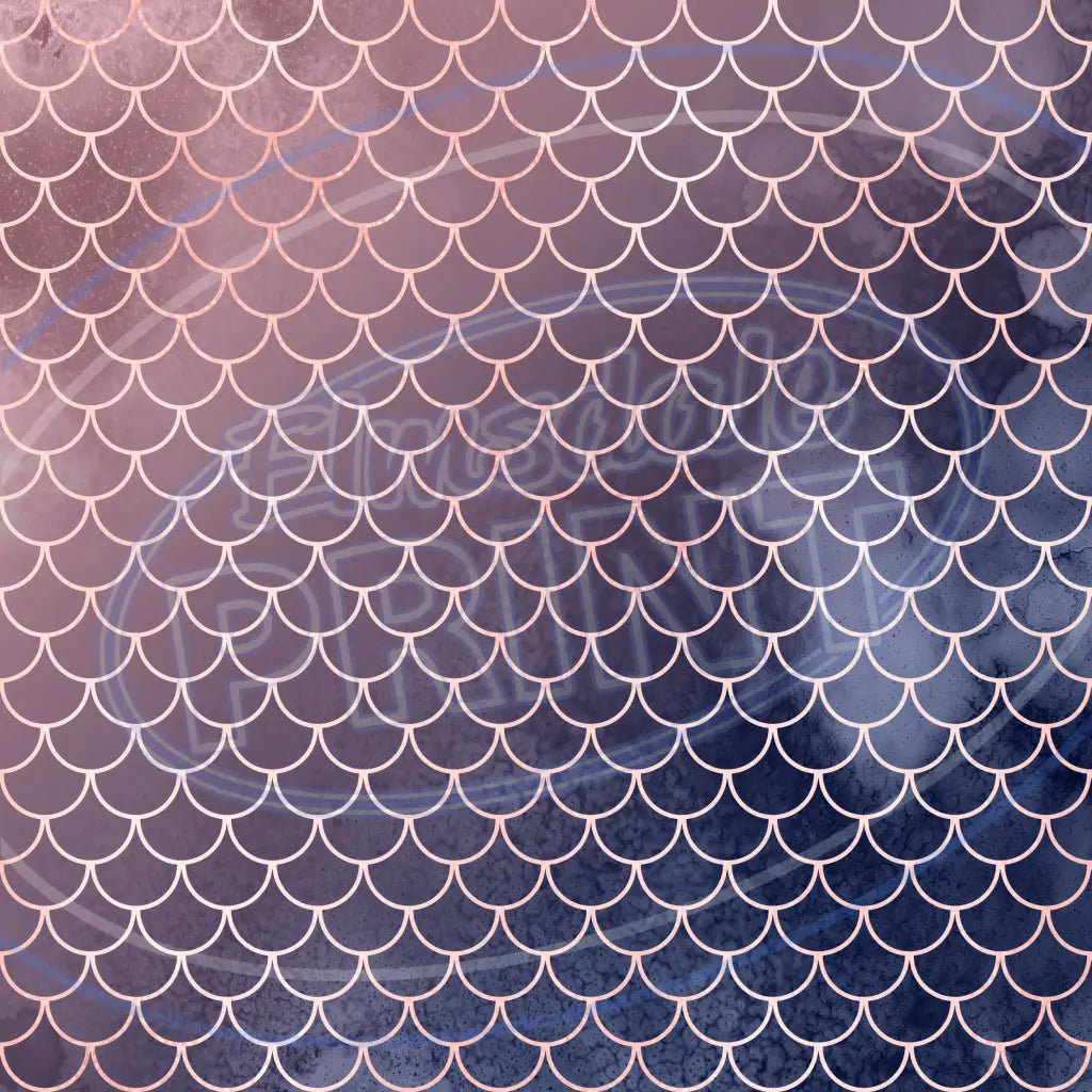 Mermaid Scales 008 Printed Pattern Vinyl