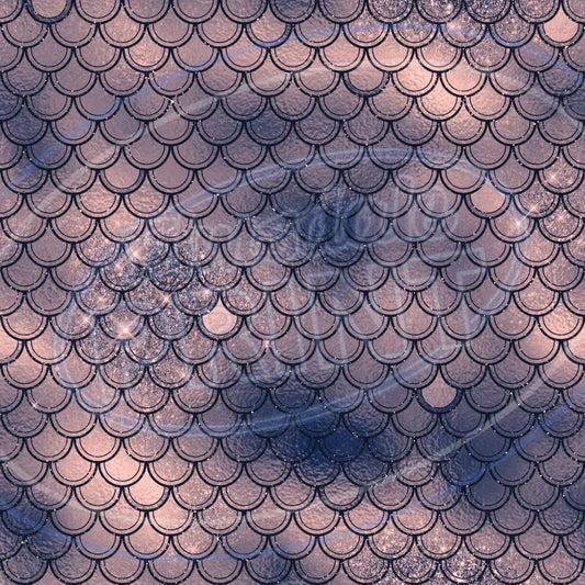 Mermaid Scales 010 Printed Pattern Vinyl