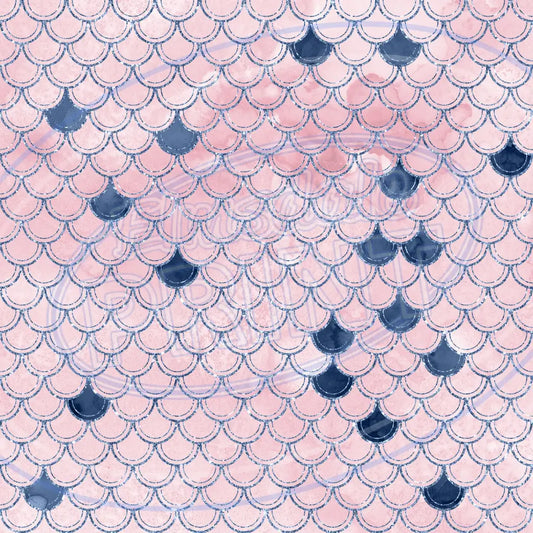 Mermaid Scales 014 Printed Pattern Vinyl