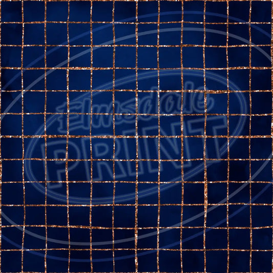 Midnight Copper 006 Printed Pattern Vinyl