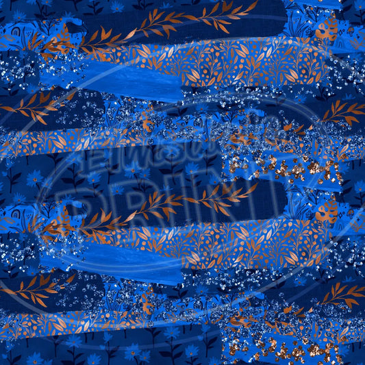 Midnight Copper 009 Printed Pattern Vinyl