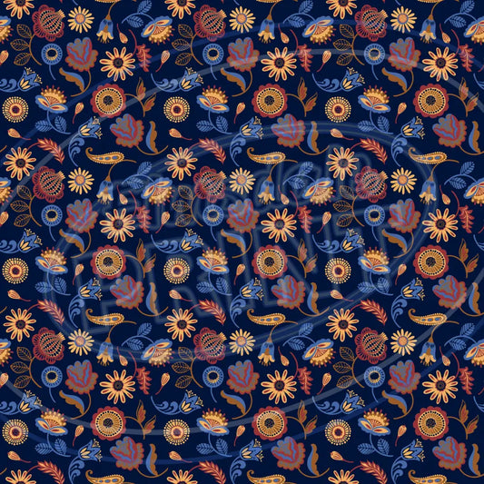 Modern Folk 001 Printed Pattern Vinyl