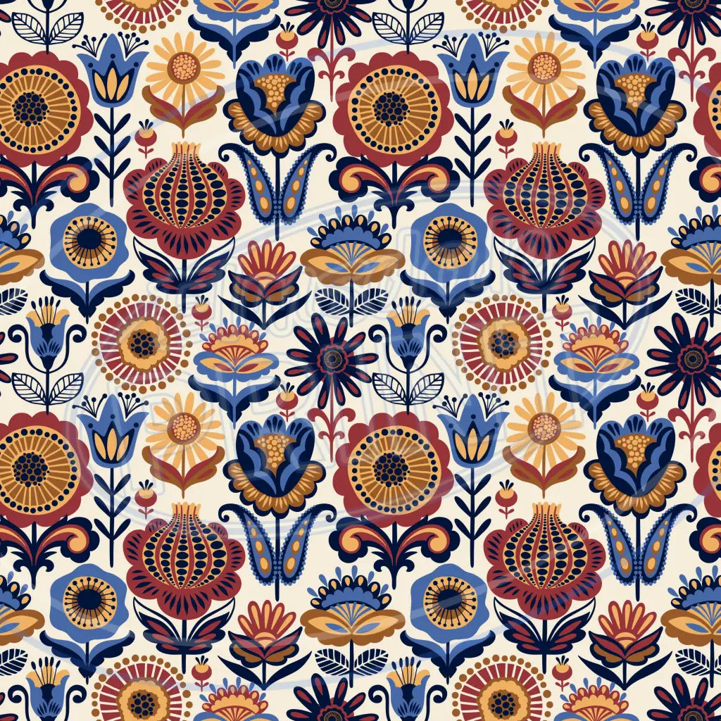 Modern Folk 003 Printed Pattern Vinyl