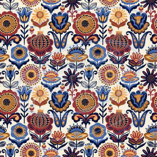 Modern Folk 003 Printed Pattern Vinyl