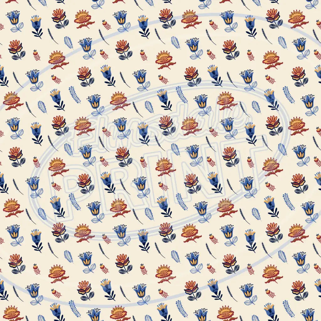 Modern Folk 007 Printed Pattern Vinyl