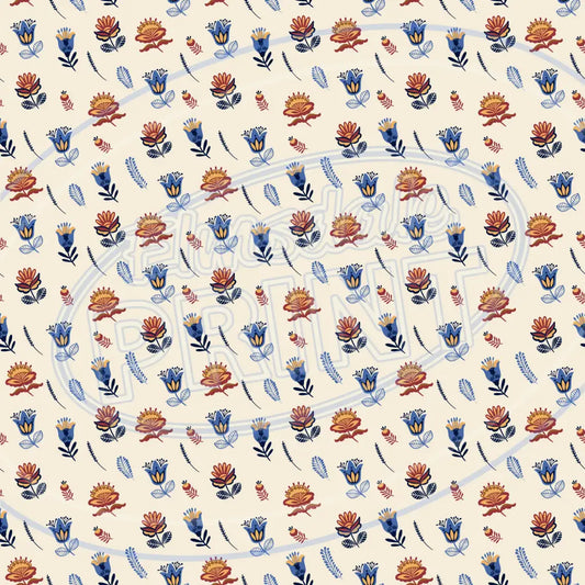 Modern Folk 007 Printed Pattern Vinyl