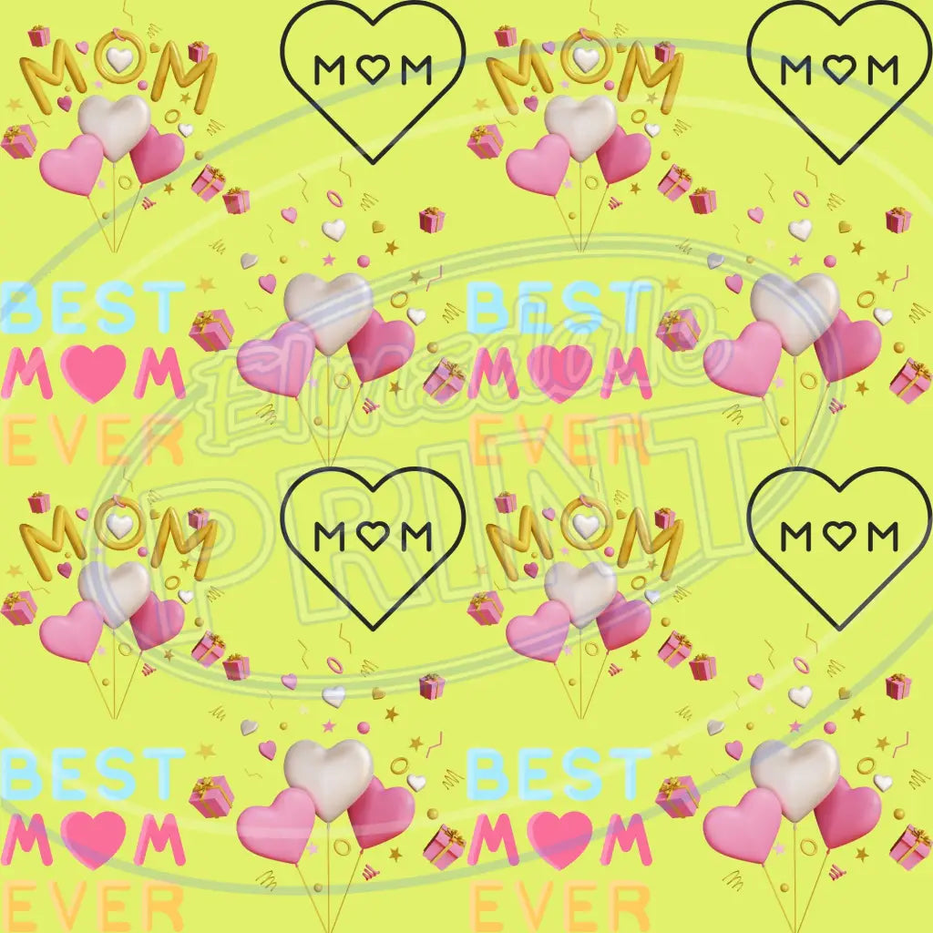 Mom Tattoo 003 Printed Pattern Vinyl