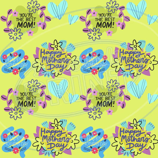 Mom Tattoo 010 Printed Pattern Vinyl