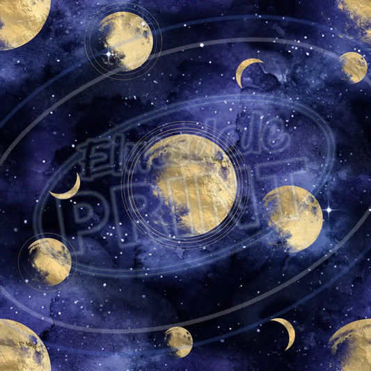 Moon Phase 007 Printed Pattern Vinyl